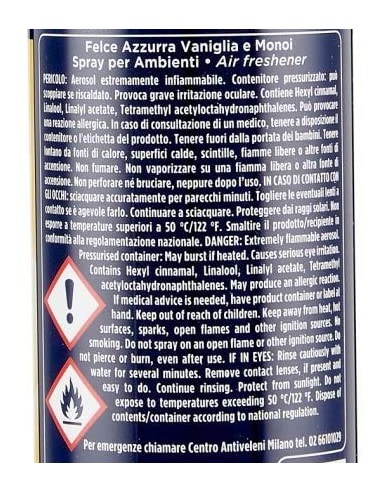 felce azzurra aria di casa deodorante - spray 250ml - vaniglia e monoi: tuttocasashop.live: pulizia e cura della casa