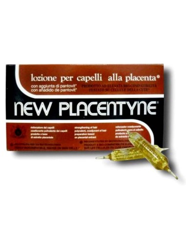 new placentyne lozione capelli rinforzante alla placenta - 12 fiale da 10ml: tuttocasashop.live: igiene e cura della persona