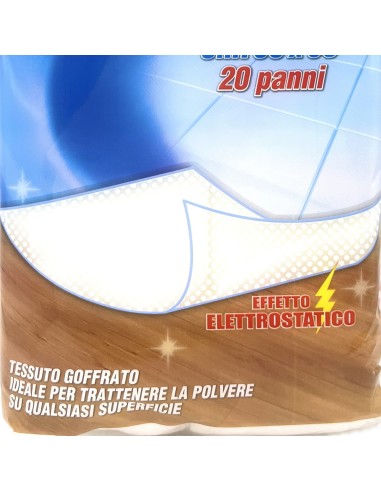 l'unico panno catturapolvere - 30 x 50 cm - 20 pezzi - compatibile swiffer: tuttocasashop.live: pulizia e cura della casa