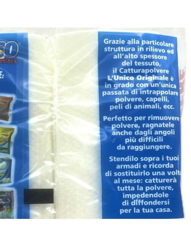 l'unico panno catturapolvere - 30 x 50 cm - 20 pezzi - compatibile swiffer: tuttocasashop.live: pulizia e cura della casa