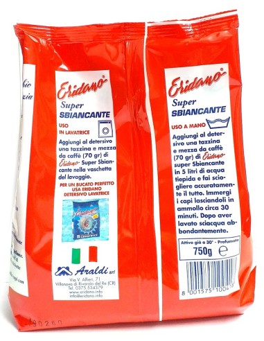eridano perborato in polvere sbiancante 750g - additivo: tuttocasashop.live: prodotti per bucato e tessuti