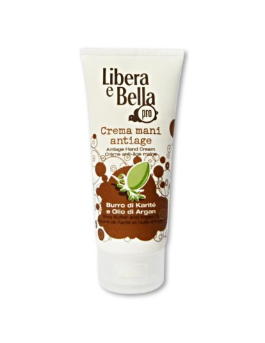 libera e bella crema mani 100ml anti eta' con burro di karite' ed argan: tuttocasashop.live: igiene e cura della persona