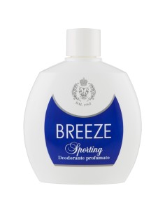 breeze deodorante squeeze no-gas - 100ml - sporting - senza sali alluminio: tuttocasashop.live: igiene e cura della persona