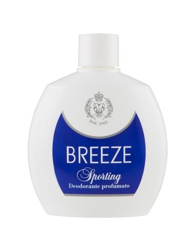 breeze deodorante squeeze no-gas - 100ml - sporting - senza sali alluminio: tuttocasashop.live: igiene e cura della persona