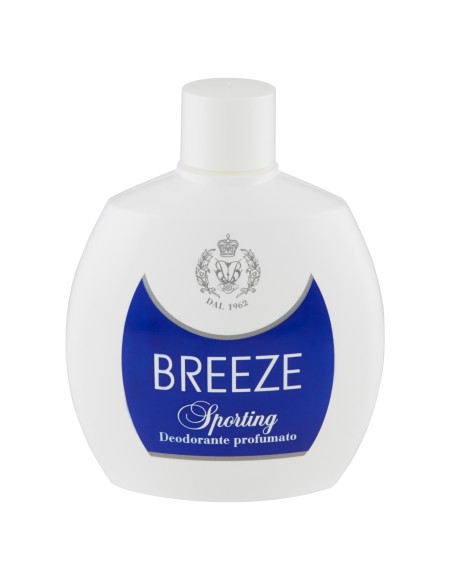 breeze deodorante squeeze no-gas - 100ml - sporting - senza sali alluminio: tuttocasashop.live: igiene e cura della persona