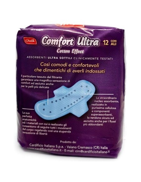 quik assorbenti ultra - 12 pezzi - anatomici con ali: tuttocasashop.live: igiene e cura della persona