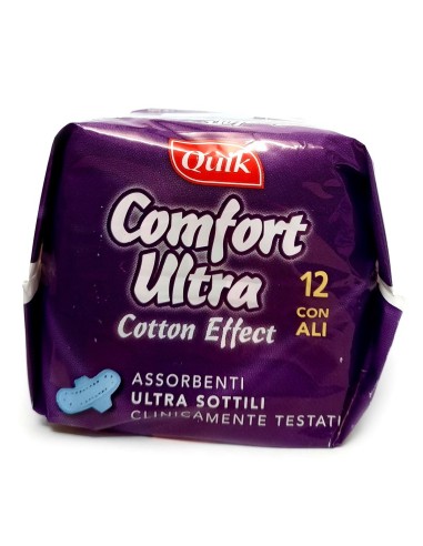 quik assorbenti ultra - 12 pezzi - anatomici con ali: tuttocasashop.live: igiene e cura della persona