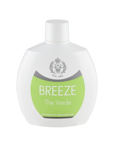 breeze deodorante squeeze no-gas - 100ml - the verde: tuttocasashop.live: igiene e cura della persona