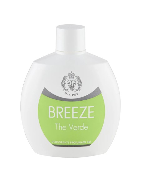 breeze deodorante squeeze no-gas - 100ml - the verde: tuttocasashop.live: igiene e cura della persona