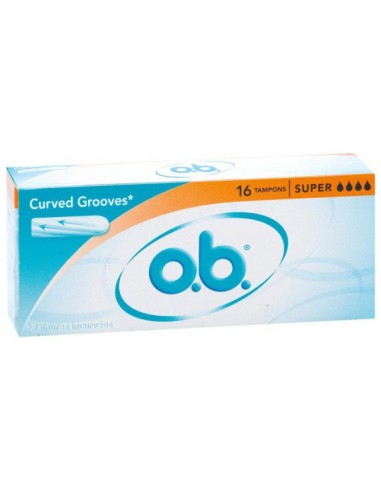 ob tamponi assorbenti interni con applicatore - 16 pezzi - super: tuttocasashop.live: igiene e cura della persona
