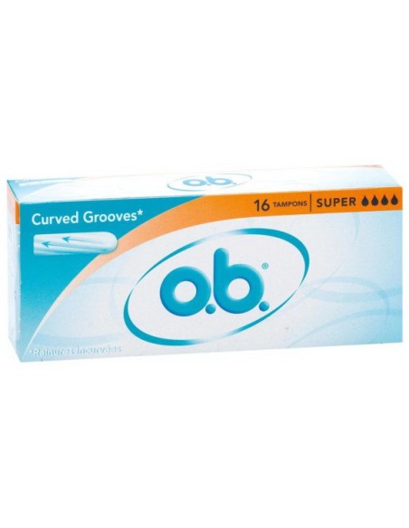 ob tamponi assorbenti interni con applicatore - 16 pezzi - super: tuttocasashop.live: igiene e cura della persona
