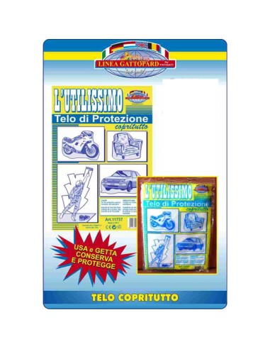 fatigati telo protettivo multiuso trasparente - 4x4 metri - copritutto: tuttocasashop.live: altro - bazar