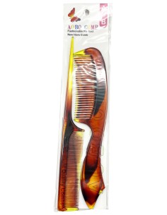 pettini p/capelli 2pz tartarugati    195: tuttocasashop.live: igiene e cura della persona