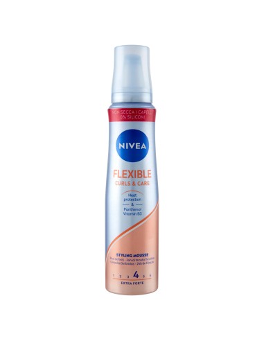 nivea hair spuma per capelli 150ml - flexible curl - capelli ricci: tuttocasashop.live: igiene e cura della persona