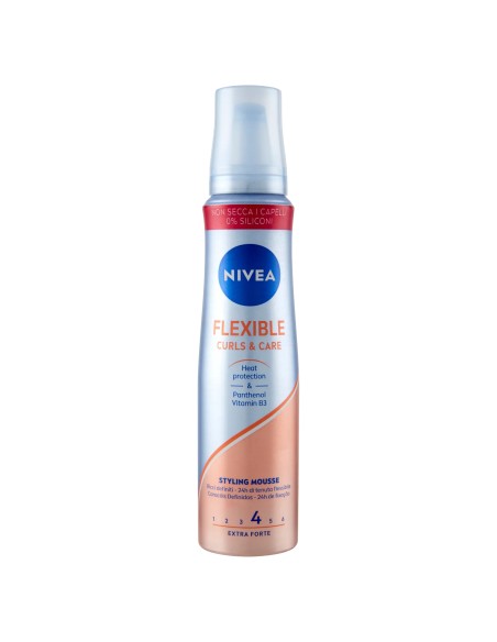 nivea hair spuma per capelli 150ml - flexible curl - capelli ricci: tuttocasashop.live: igiene e cura della persona