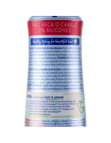 nivea hair spuma per capelli 150ml - flexible curl - capelli ricci: tuttocasashop.live: igiene e cura della persona