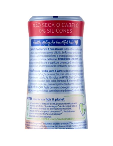nivea hair spuma per capelli 150ml - flexible curl - capelli ricci: tuttocasashop.live: igiene e cura della persona
