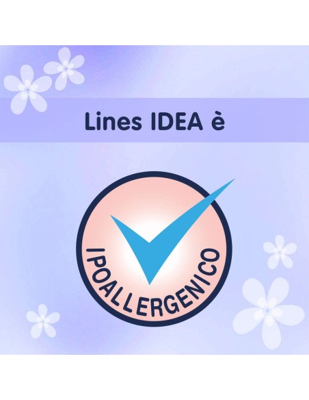 lines idea assorbenti notte extralungo - 14 pezzi - ipoallergenico: tuttocasashop.live: igiene e cura della persona