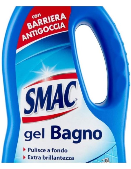 smac gel bagno 850ml - anticalcare - brillante - con barriera protettiva: tuttocasashop.live: pulizia e cura della casa