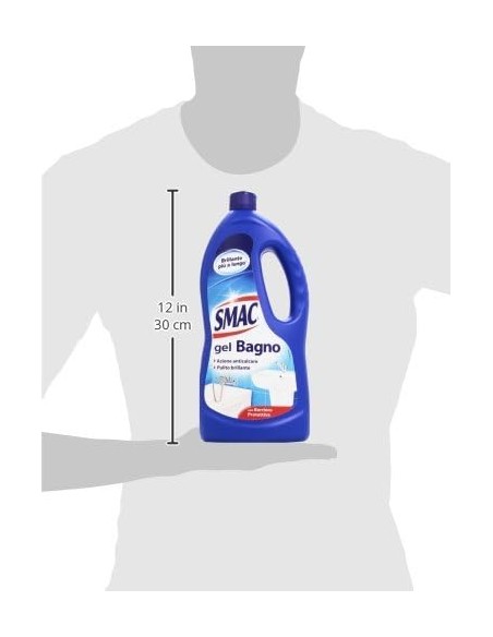 smac gel bagno 850ml - anticalcare - brillante - con barriera protettiva: tuttocasashop.live: pulizia e cura della casa