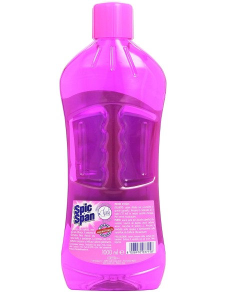 spic&span detergente liquido per pavimenti 1l - orchidea: tuttocasashop.live: pulizia e cura della casa