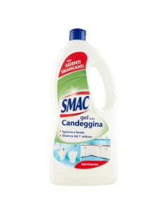 smac gel con candeggina 850ml - formula igienizzante - ultrabianco brillante: tuttocasashop.live: pulizia e cura della casa