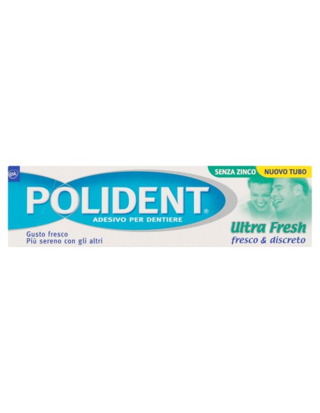 polident crema adesiva per dentiere - tubo da 40 grammi - ultra fresh: tuttocasashop.live: igiene e cura della persona