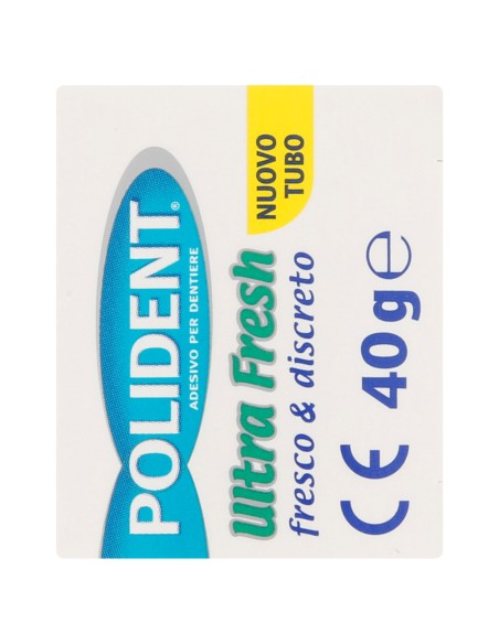 polident crema adesiva per dentiere - tubo da 40 grammi - ultra fresh: tuttocasashop.live: igiene e cura della persona