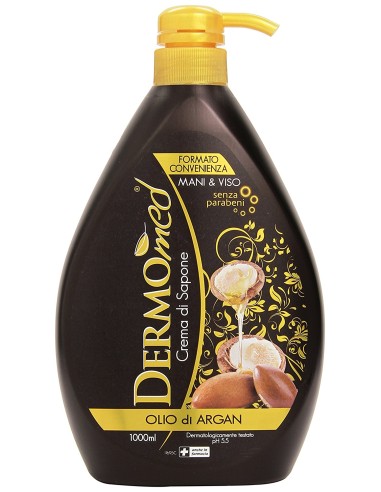 dermomed sapone liquido 1 litro - con erogatore - olio di argan: tuttocasashop.live: igiene e cura della persona