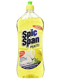 spic&span detersivo per piatti 1l - limone e menta: tuttocasashop.live: pulizia e cura della casa