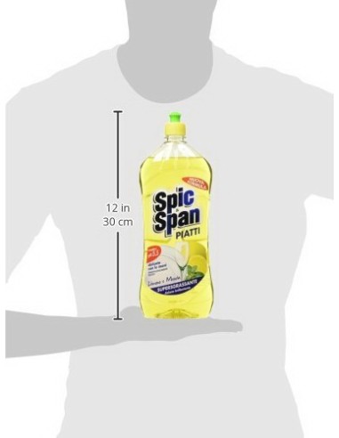 spic&span detersivo per piatti 1l - limone e menta: tuttocasashop.live: pulizia e cura della casa