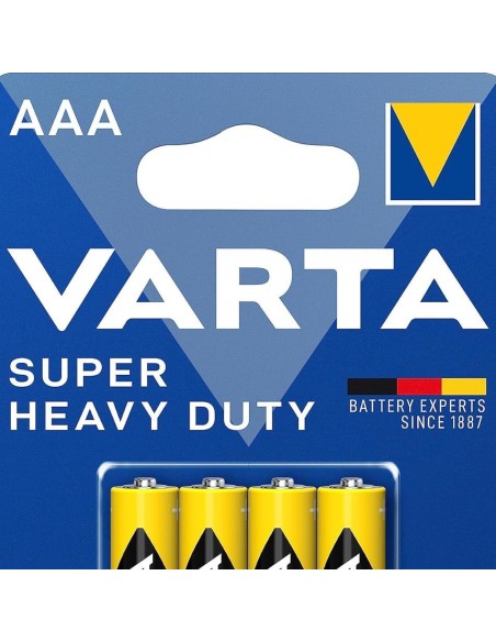 varta superlife pile formato aaa ministilo zinco carbone 1.5v - 4 pezzi: tuttocasashop.live: altro - bazar
