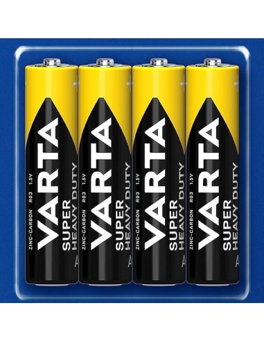 varta superlife pile formato aaa ministilo zinco carbone 1.5v - 4 pezzi: tuttocasashop.live: altro - bazar