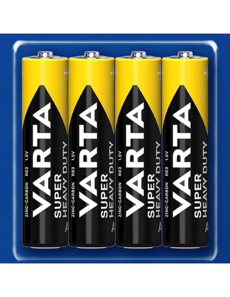 varta superlife pile formato aaa ministilo zinco carbone 1.5v - 4 pezzi: tuttocasashop.live: altro - bazar