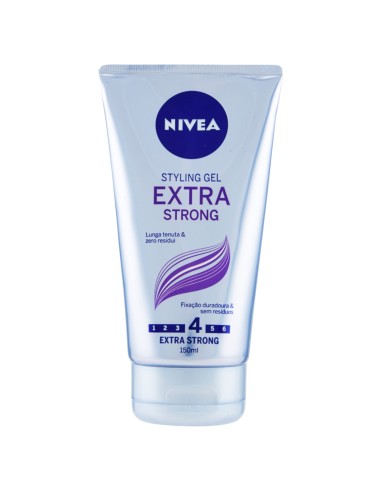 nivea hair gel per capelli tubo 150ml - n.4 - extra forte: tuttocasashop.live: igiene e cura della persona