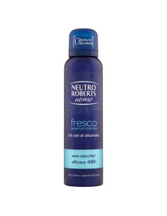 neutro roberts deodorante spray 150ml - men - fresco - essenza marina: tuttocasashop.live: igiene e cura della persona