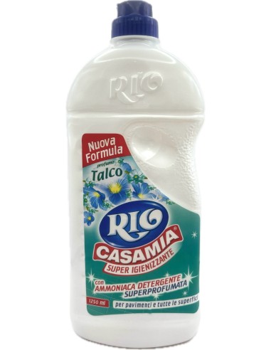 rio casamia 1250ml talco - pavimenti e superfici - con ammoniaca detergente: tuttocasashop.live: pulizia e cura della casa