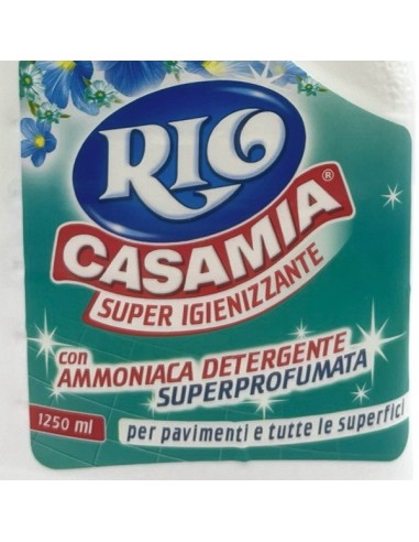 rio casamia 1250ml talco - pavimenti e superfici - con ammoniaca detergente: tuttocasashop.live: pulizia e cura della casa