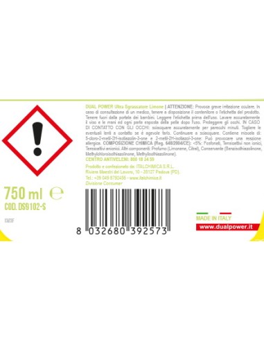 dual power sgrassatore universale spray 750ml - limone: tuttocasashop.live: pulizia e cura della casa