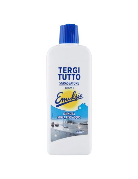 emulsio tergitutto sgrassatore 375ml - detergente multiuso: tuttocasashop.live: pulizia e cura della casa