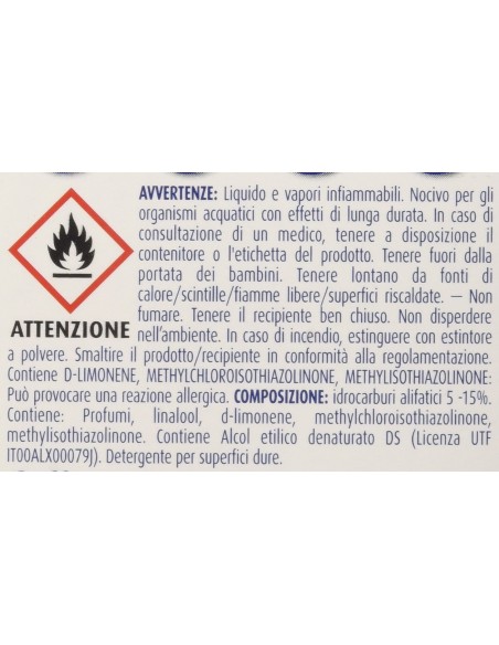 emulsio tergitutto sgrassatore 375ml - detergente multiuso: tuttocasashop.live: pulizia e cura della casa