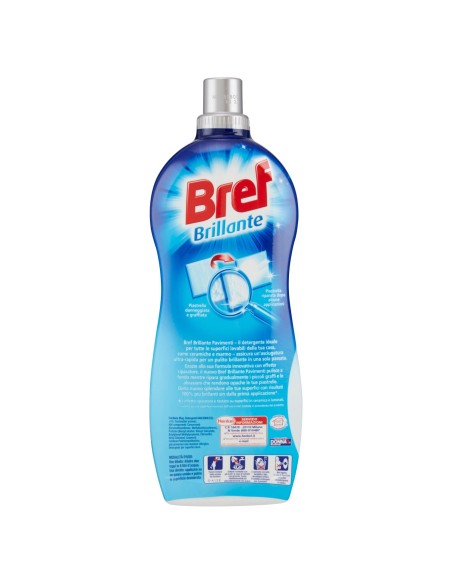 bref detergente liquido per pavimenti 1.25l - brillante - blu: tuttocasashop.live: pulizia e cura della casa
