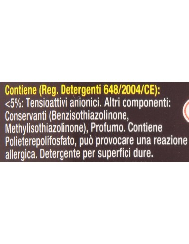 bref detergente liquido per pavimenti 125l - superfici pregiate: tuttocasashop.live: pulizia e cura della casa