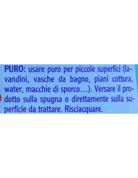 spic&span detergente liquido per pavimenti 1l - talco: tuttocasashop.live: pulizia e cura della casa