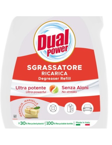 dual power sgrassatore universale spray 750ml - marsiglia - ricarica: tuttocasashop.live: pulizia e cura della casa