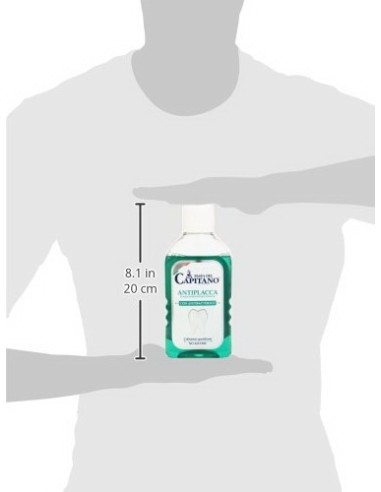 pasta del capitano collutorio per igiene dentale 400ml - anti placca: tuttocasashop.live: igiene e cura della persona