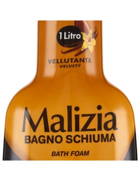 malizia bagnoschiuma 1000ml - argan e vaniglia: tuttocasashop.live: igiene e cura della persona