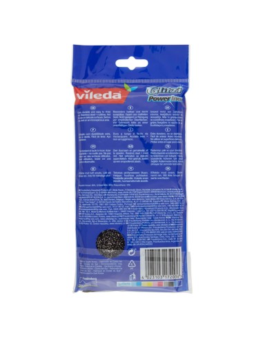 vileda glitzi power inox 2pz - spugne in fibra abrasiva: tuttocasashop.live: pulizia e cura della casa