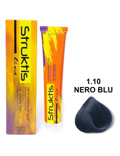 struktis crema colorante 100ml - 1.10 nero blu: tuttocasashop.live: igiene e cura della persona