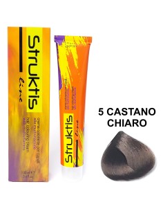 struktis crema colorante 100ml - 5 castano chiaro: tuttocasashop.live: igiene e cura della persona